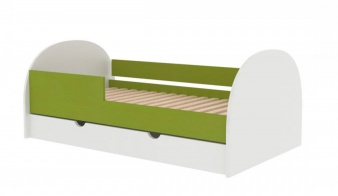 Кровать с ящиком и бортиком Football BMS полуторка