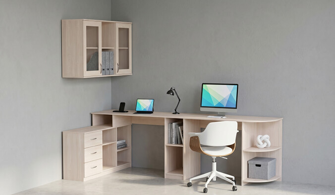 Письменный стол для двоих Канзас 33 BMS