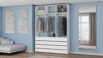 Стеллаж для одежды Мирта 47 BMS без задней стенки