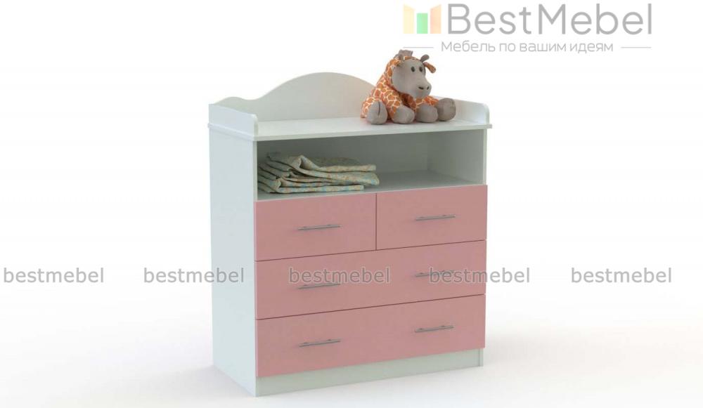 Пеленальный комод Фиалка 4 BMS - Фото