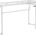 Письменный стол Мальм Malm 2