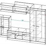 Схема сборки Гостиная мебель Веста BMS