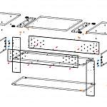 Схема сборки Стол журнальный Вивьен 3 BMS