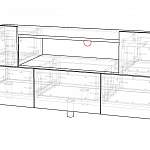 Схема сборки Тумба под ТВ Модерно 9.1 BMS