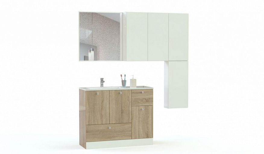 Мебель для ванной комнаты Ристо 3 BMS - Фото