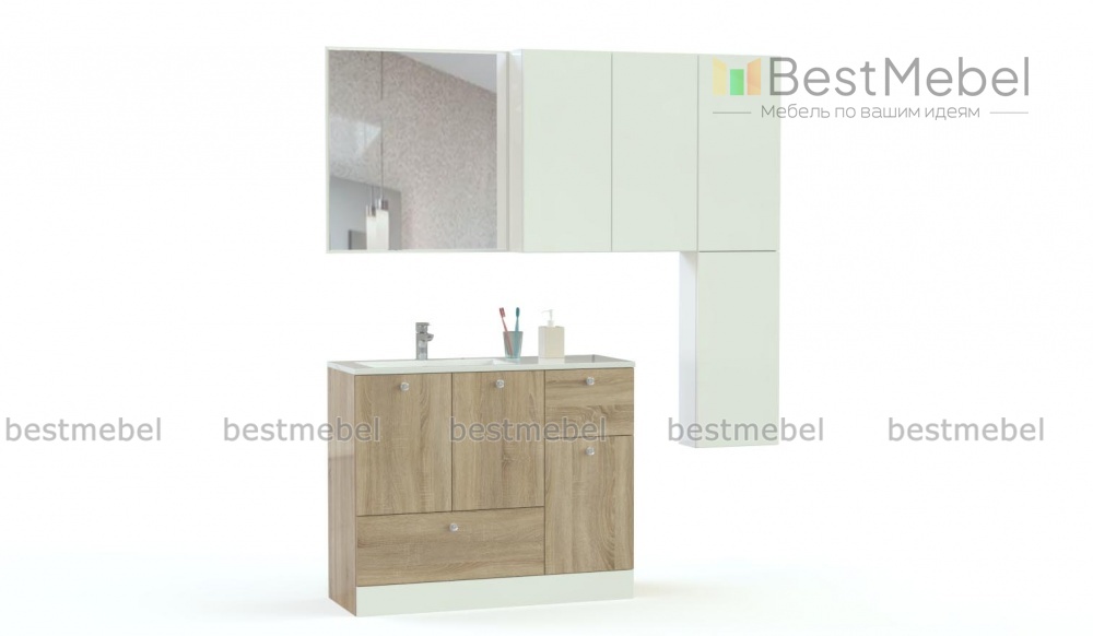 Мебель для ванной комнаты Ристо 3 BMS