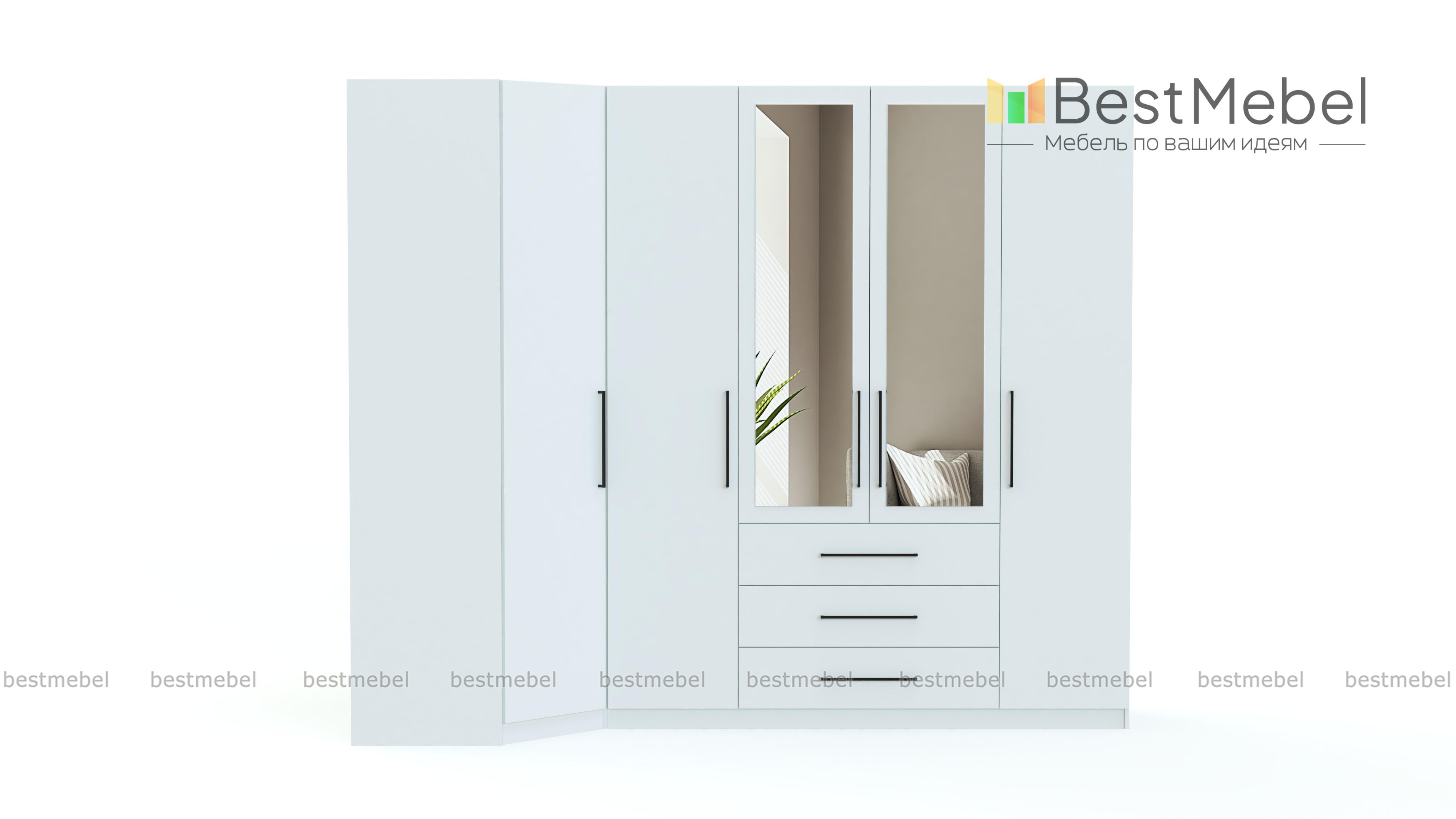 Угловой шкаф Юджин 43 BMS - Фото