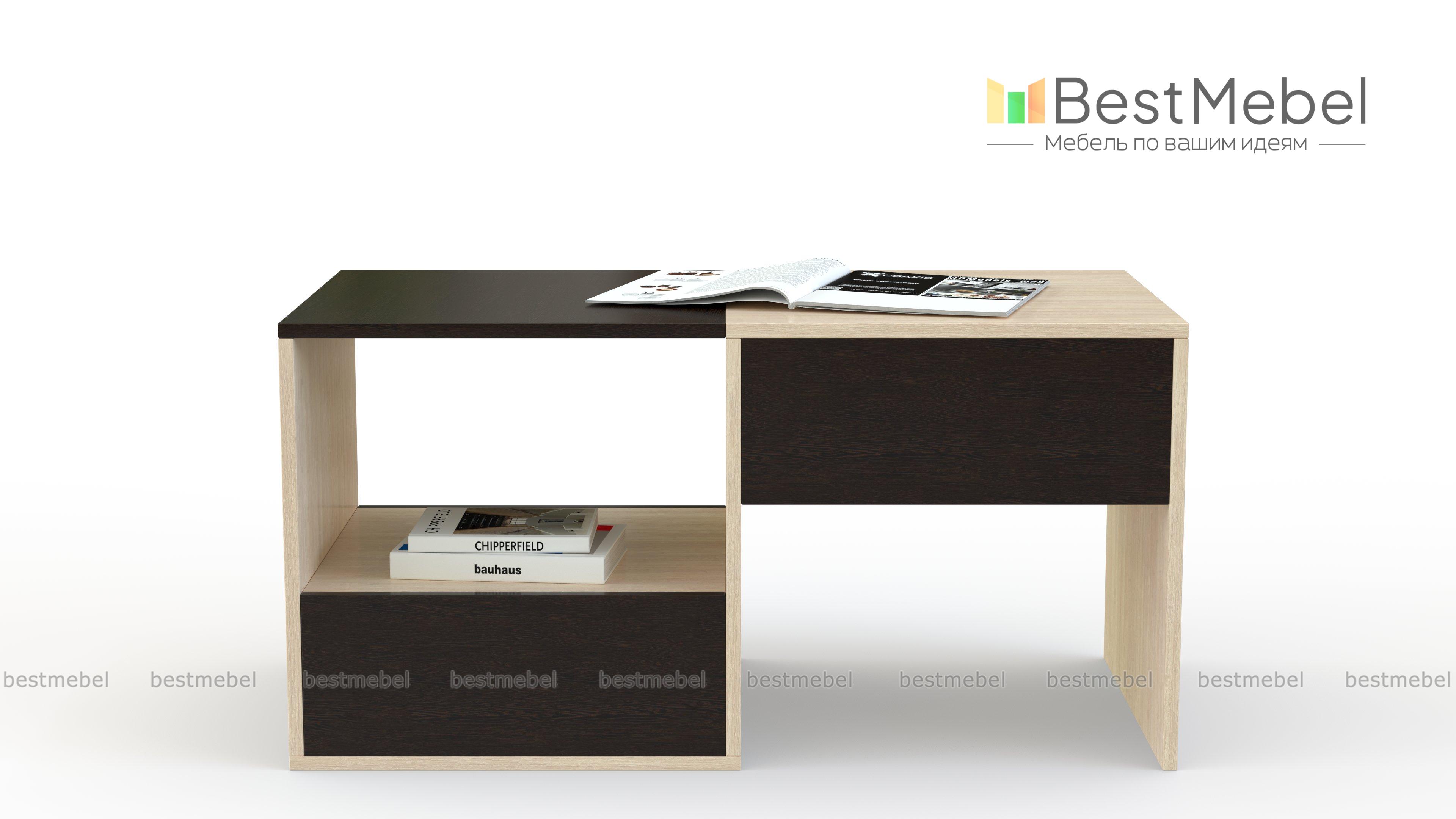 Журнальный стол с ящиками Арина-6 BMS - Фото