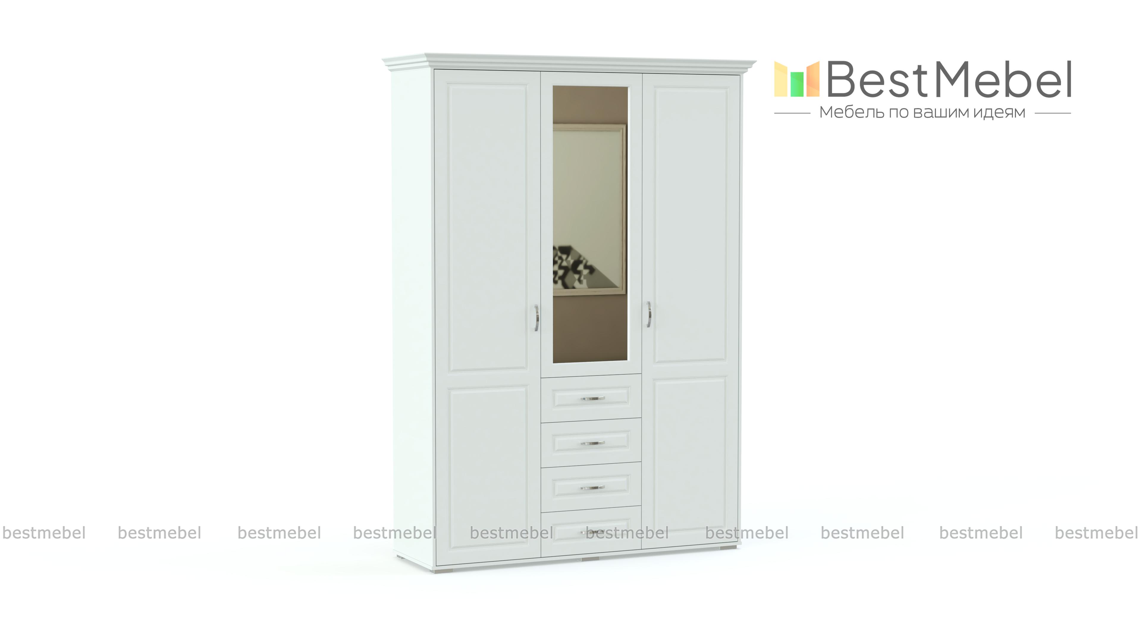 Распашной шкаф Мирма 4 BMS - Фото