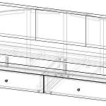 Софа Юстина 1 BMS(Выкатной 2 секции (Левый))