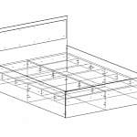 Чертеж Кровать Фиеста К 2 BMS