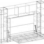 Схема сборки Шкаф-кровать с диваном Элли 10 BMS