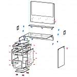Схема сборки Туалетный столик Трюмо-8 BMS