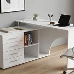 Письменный угловой стол с ящиками КСТ-109Л BMS - Фото 1
