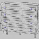 Схема сборки Комод Роксолана Люкс МДФ BMS