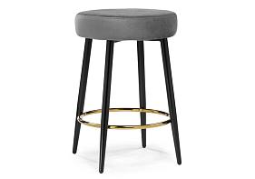 Барный стул Plato серого цвета