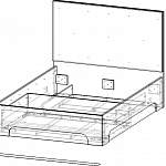 Схема сборки Кровать Прато 1 ПМ BMS
