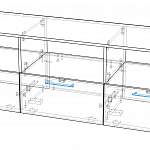 Схема сборки Тумба под ТВ RTV Alba II-В BMS
