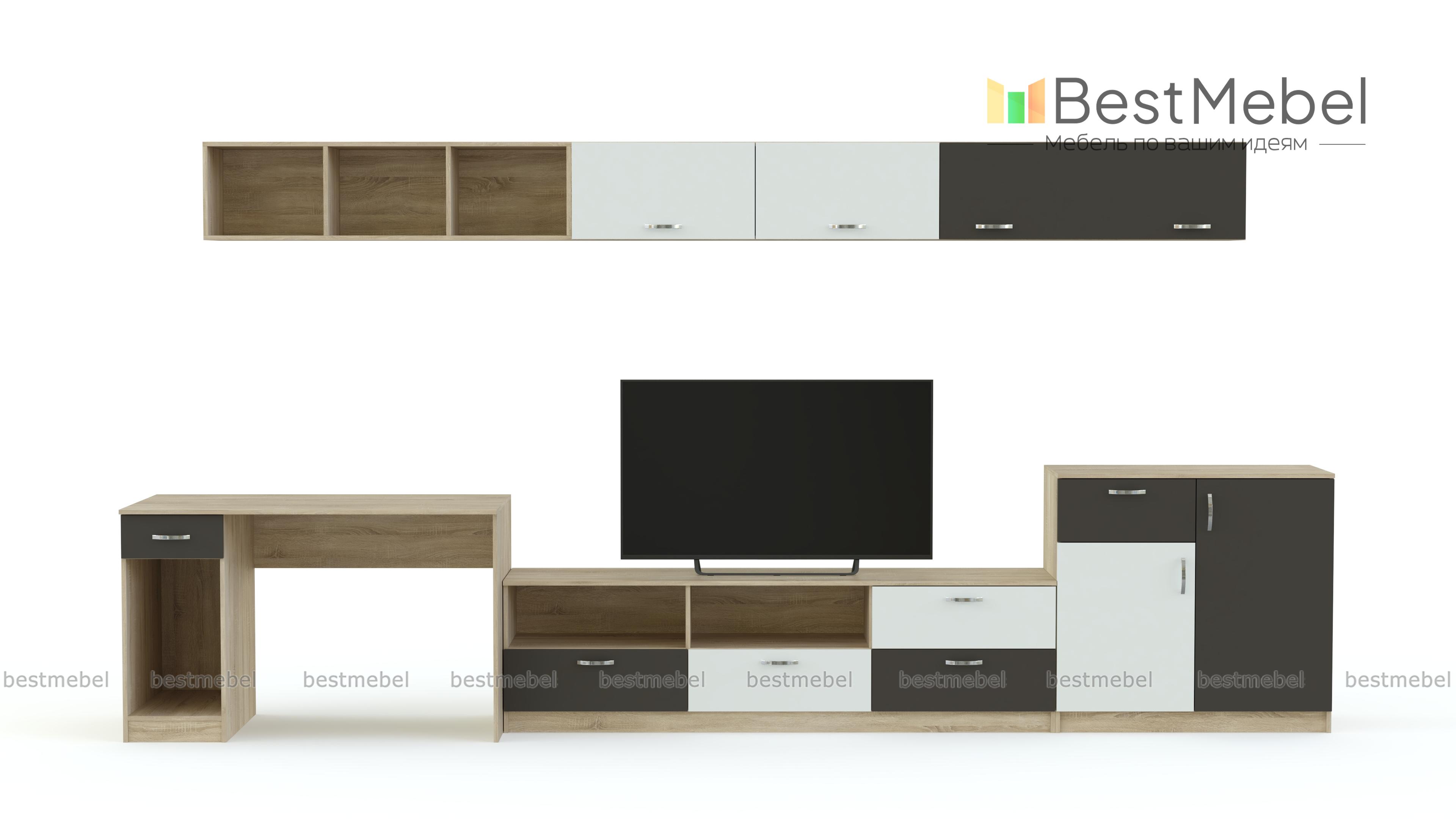 Стенка с рабочей зоной Мирикл BMS - Фото