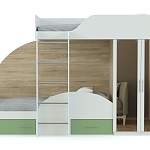 Детская кровать со шкафом Мартин 4 BMS - Фото 2