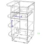 Схема сборки Тумба Оливия 10 BMS