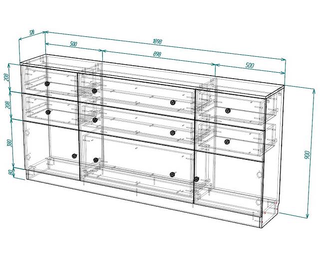 Комод (1898х900х320)