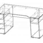 Чертеж Игровой стол Техно 2.13 BMS