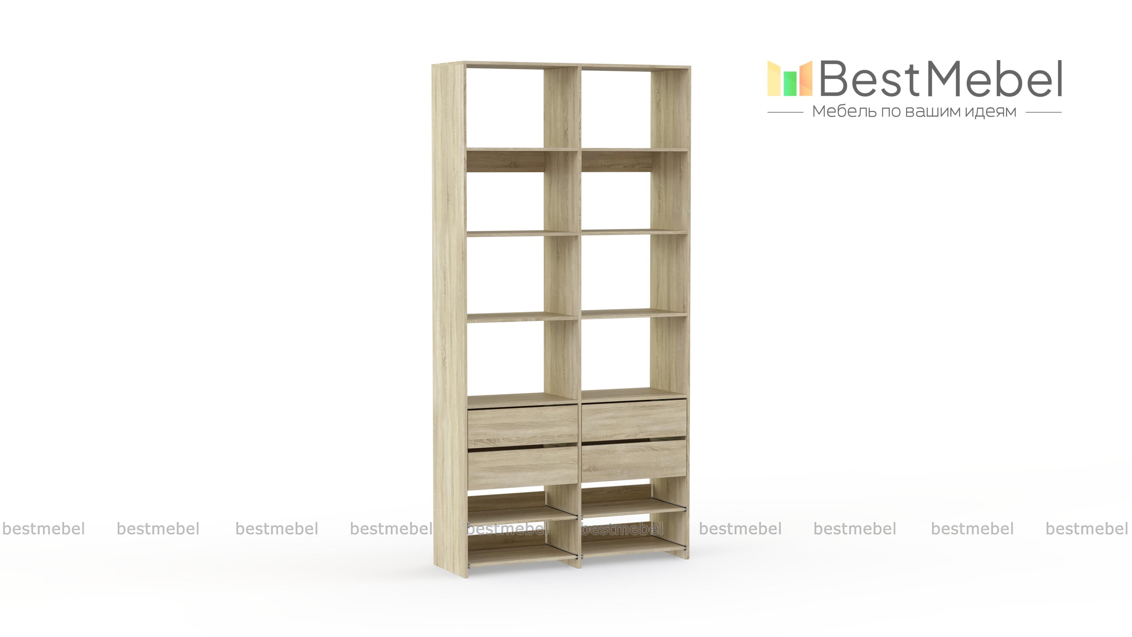 Стеллаж для одежды Мирта 85 BMS - Фото