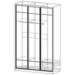 Шкаф-купе Ред BMS(Платье - Белье (3))