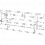 Схема сборки Полка настенная Нимфа 2 BMS