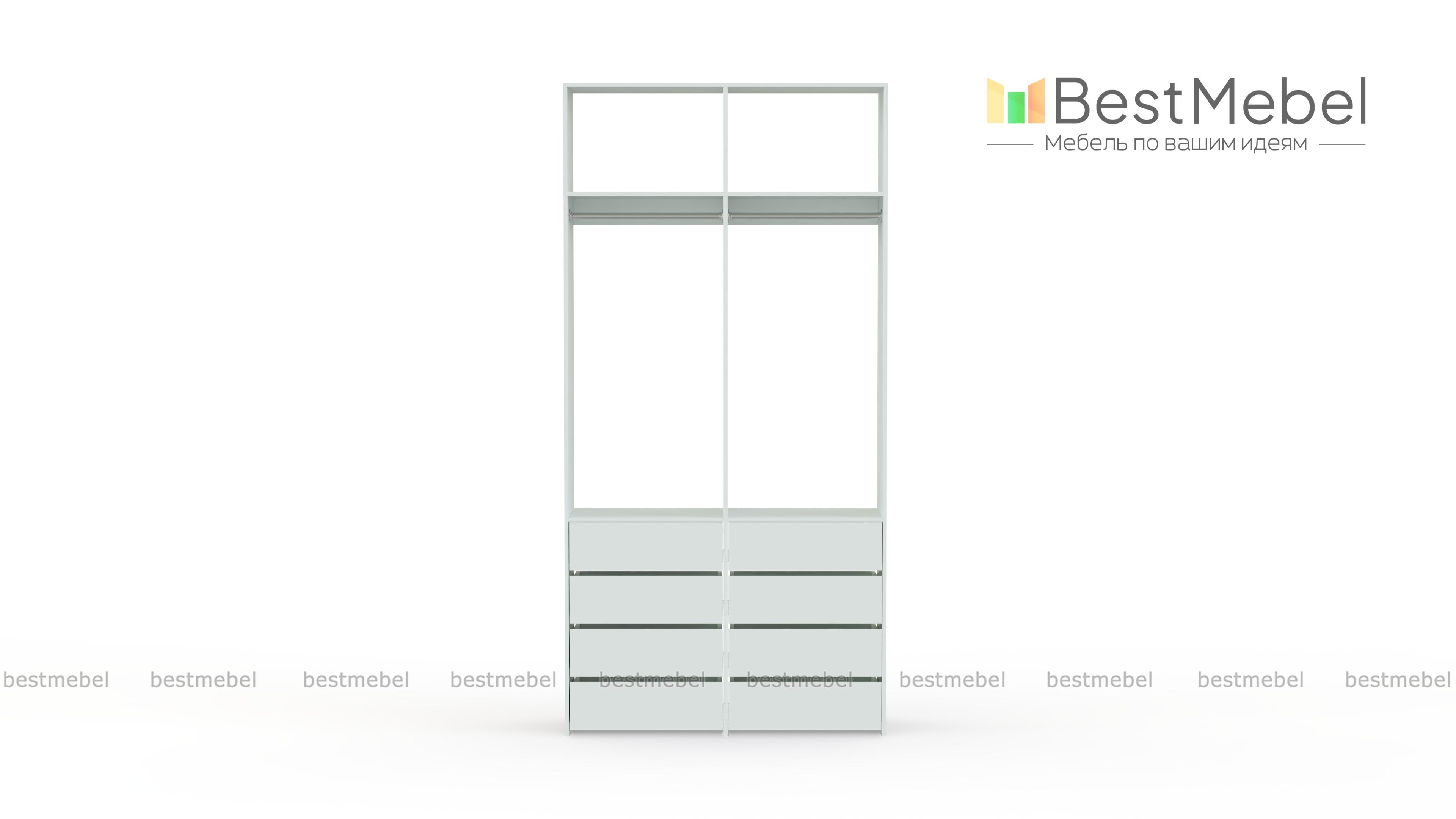 Стеллаж для одежды Мирта 44 BMS - Фото