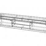 Чертеж Тумба с подсветкой Шайн 11 BMS