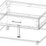 Схема сборки Столик журнальный Полярис с ящиком BMS