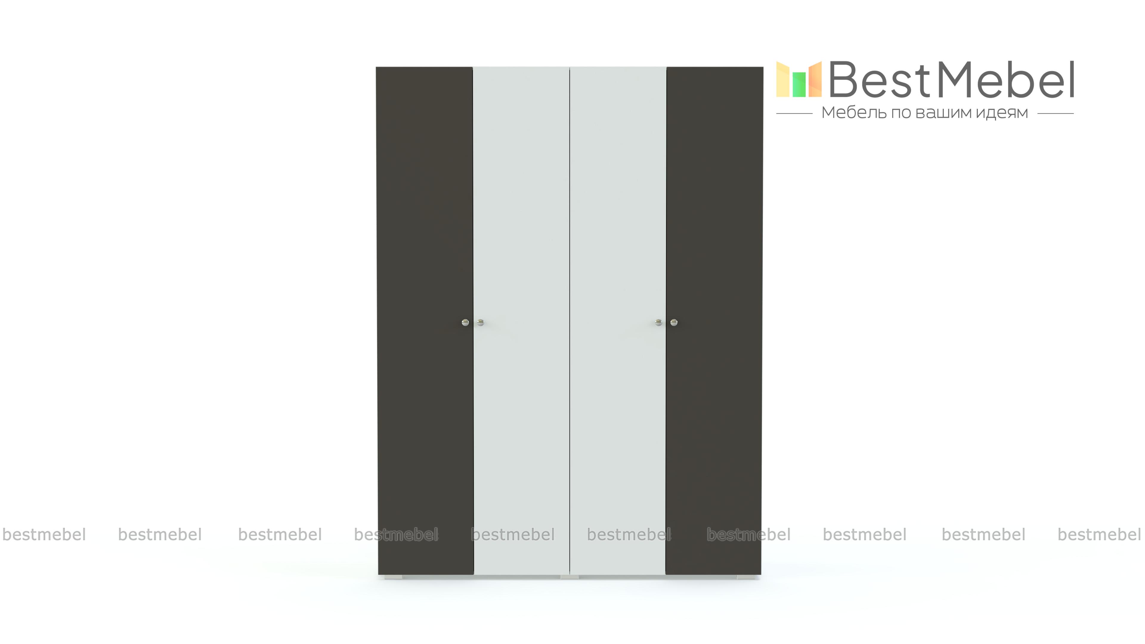 Распашной шкаф Глянец-26 BMS - Фото