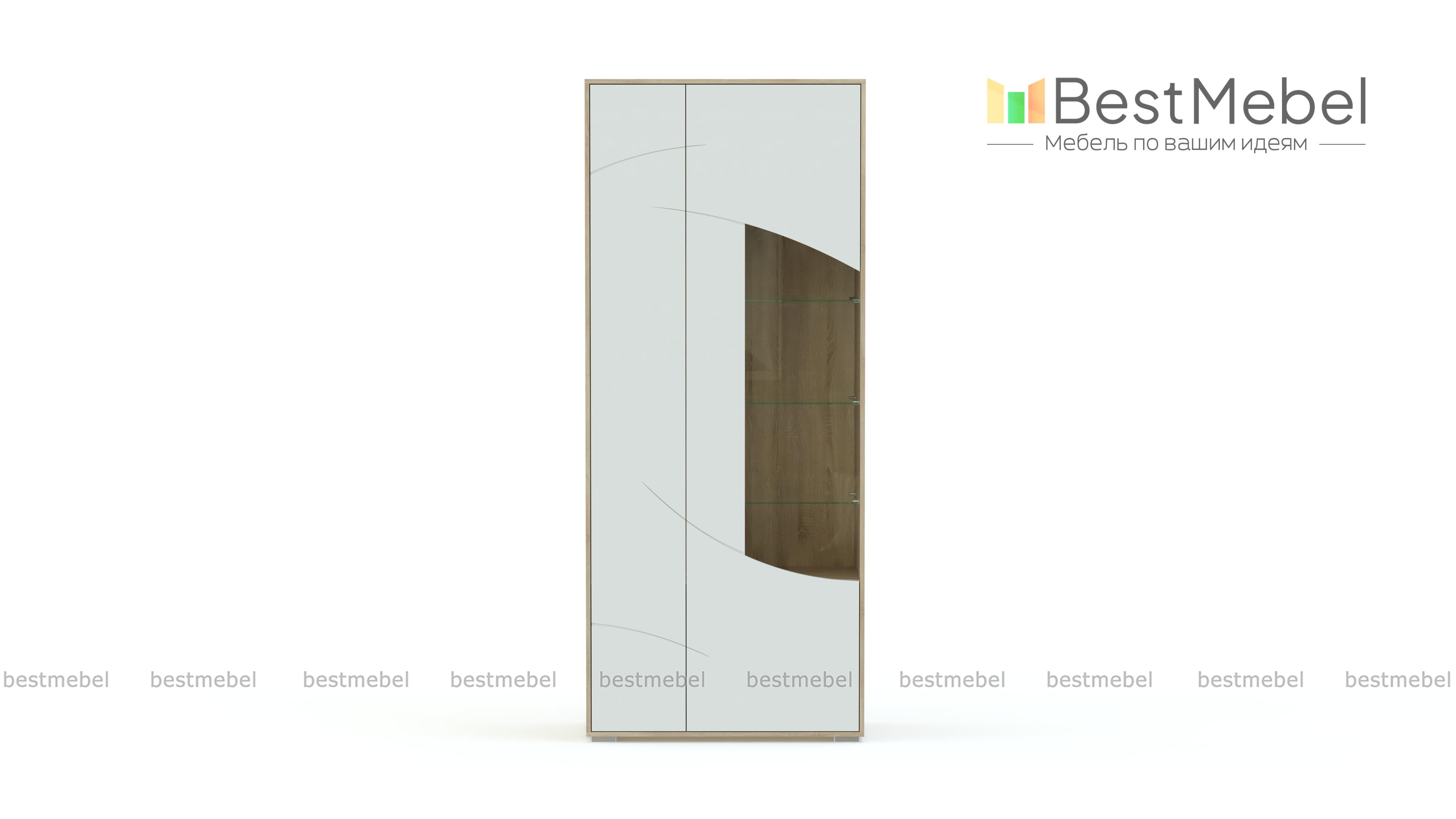 Шкаф-витрина Мадейра BMS - Фото