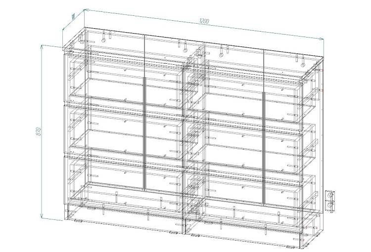 Комод для одежды Гратин