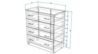 Комод  (800х900х450)