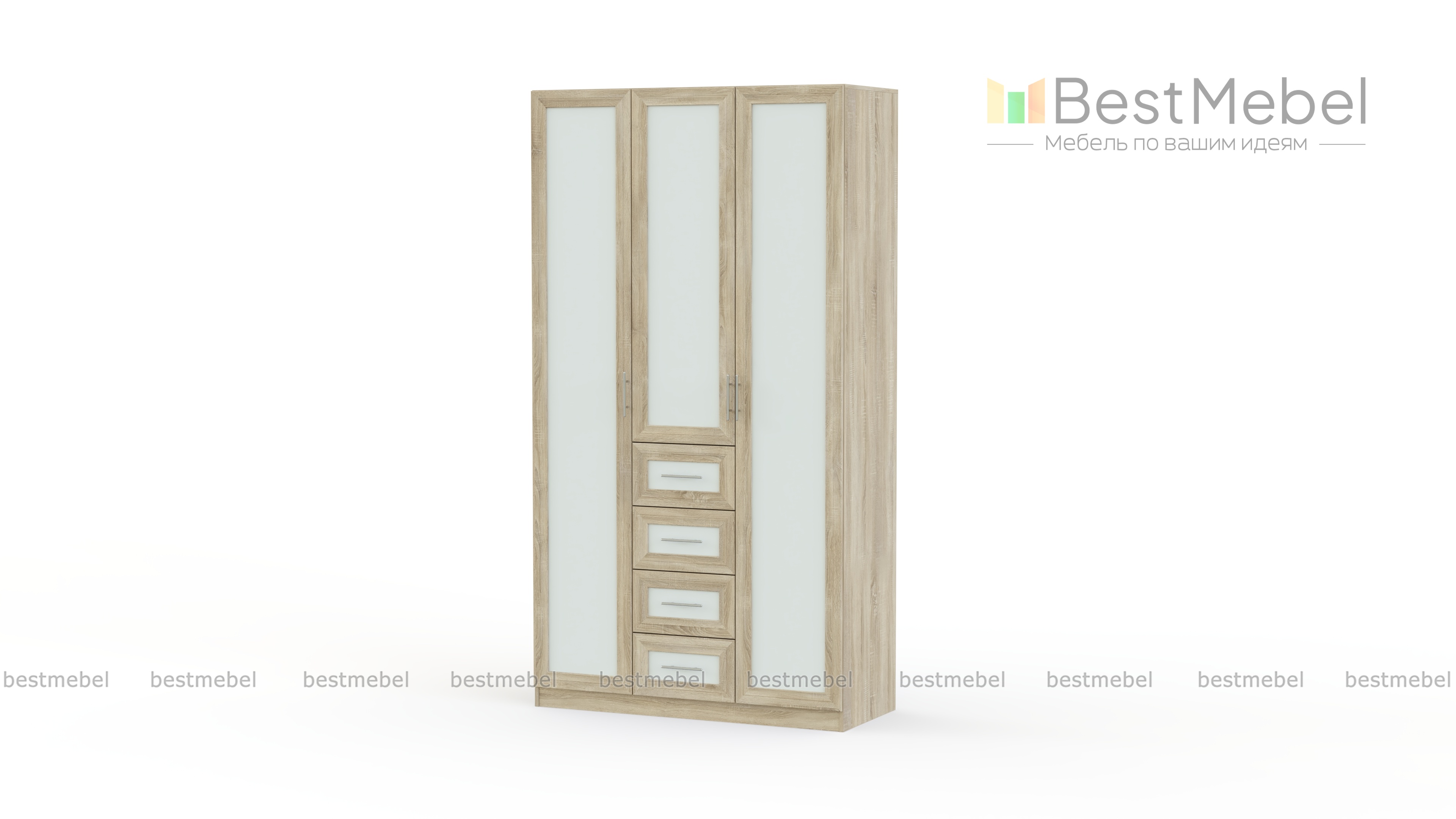 Распашной шкаф Крона 14 BMS